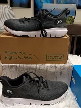 Kuru Cloud Flex Via Men's Sz 9.5 Wide Orthopedic Plantar Fasciitis Shoes $139